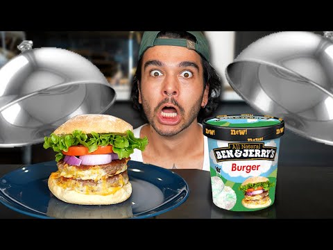 Turning EVERYTHING I Eat Into Ice Cream for 24 Hours!