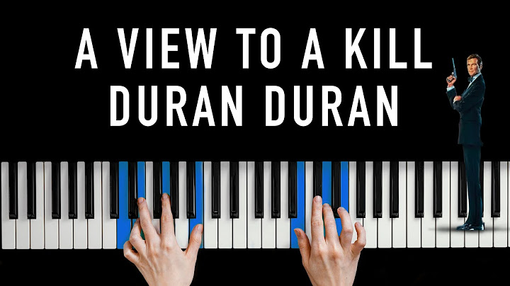 A View to a Kill Piano version - Piano performance video thumbnail