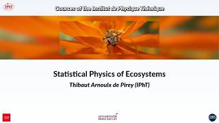 Thibaut Arnoulx de Pirey (2026) Statistical Physics of Ecosystems 1/5