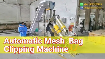 Automatic Fruit Mesh Bag Clipping Packing Machine