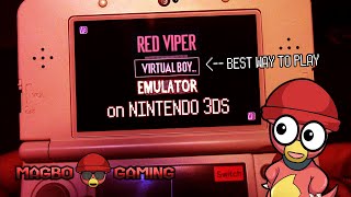 3DS IS PERFECT FOR THIS VIRTUAL BOY EMULATOR! (RED VIPER REVIEW) - Magbo Gaming