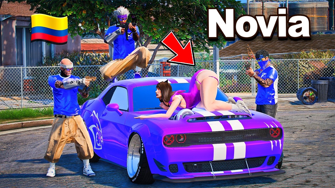 Colombianos Secuestran a mi Novia Gta 5 RP