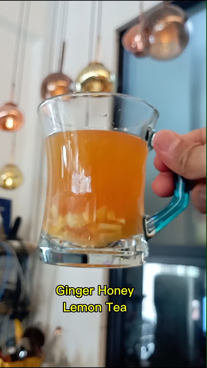 How to make Ginger honey lemon tea   #lemontea #gingertea #honeylemontea  #youtubeshorts  #recipe