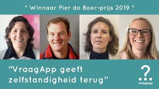 Vraagapp Winnaar Pier De Boer-Prijs 2019