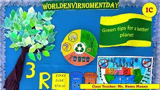 World Environment Day Bulletin Boards for Grade I | DPS Modern Indian School
