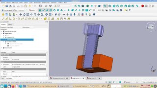 FreeCAD 0.21 et 0.20 : Filetage semi-rond pour impression 3D