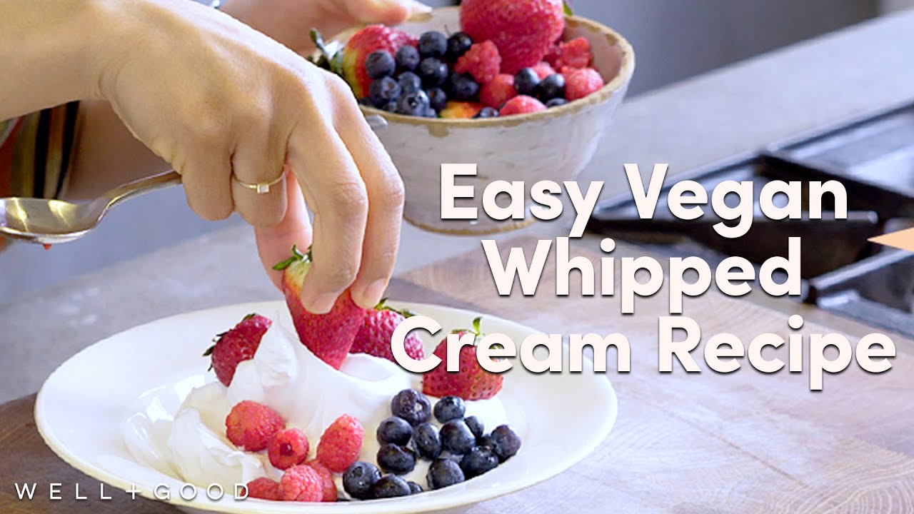 Vegan Whip Cream: Faux Eat Clean Cool Whip Recipe – Sarah Fit