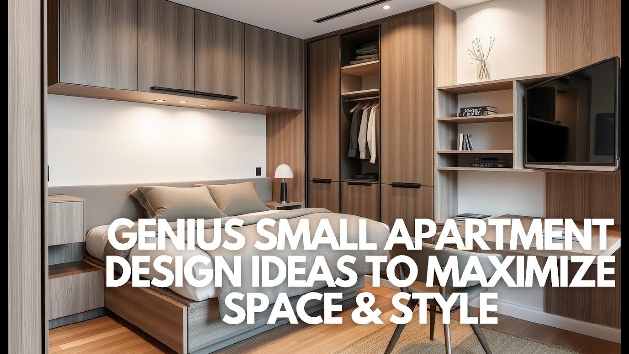 Genius Small Apartment Design Ideas to Maximize Space & Style - YouTube