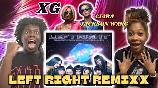 XG - LEFT RIGHT REMIXX (FEAT. CIARA X JACKSON WANG // PROD BY JAKOPS) | REACTION