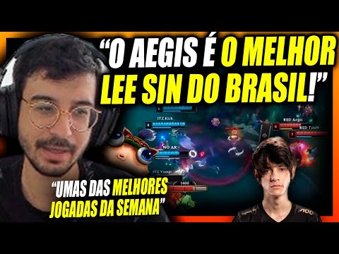 REVOLTA REAGINDO A "MELHOR LEE SIN DO BRASIL E COMBO SECRETO DA AHRI - CBLOL DA ZUEIRA" - BRONZIOCRE