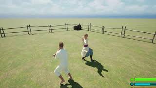 Sword mount and blade warband style combat in UE 5. Test with 2 online players