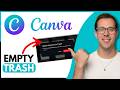How To Permanently Delete From Trash On Canva (Step By Step)