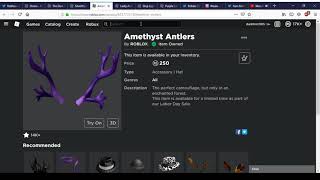 The Dark Reaper Went On Sale And Antlers Went On Sale | Roblox Labor Day Sale 2019 #10