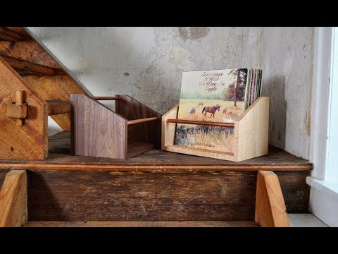LP storage racks, hand crafted, at affordable prices - YouTube