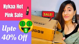 Nykaa Hot Pink Sale Haul | Huge Nykaa Haul Review | Makeup Haul | Bhavika Khatri