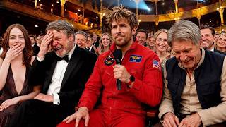 Nobody Makes Celebrities Laugh Uncontrollably Like Ryan Gosling