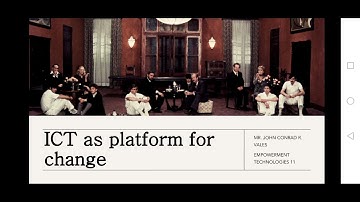 EMPOWERMENT TECHNOLOGIES: INTERACTIVE MULTIMEDIA AND ICT AS PLATFORM FOR CHANGE