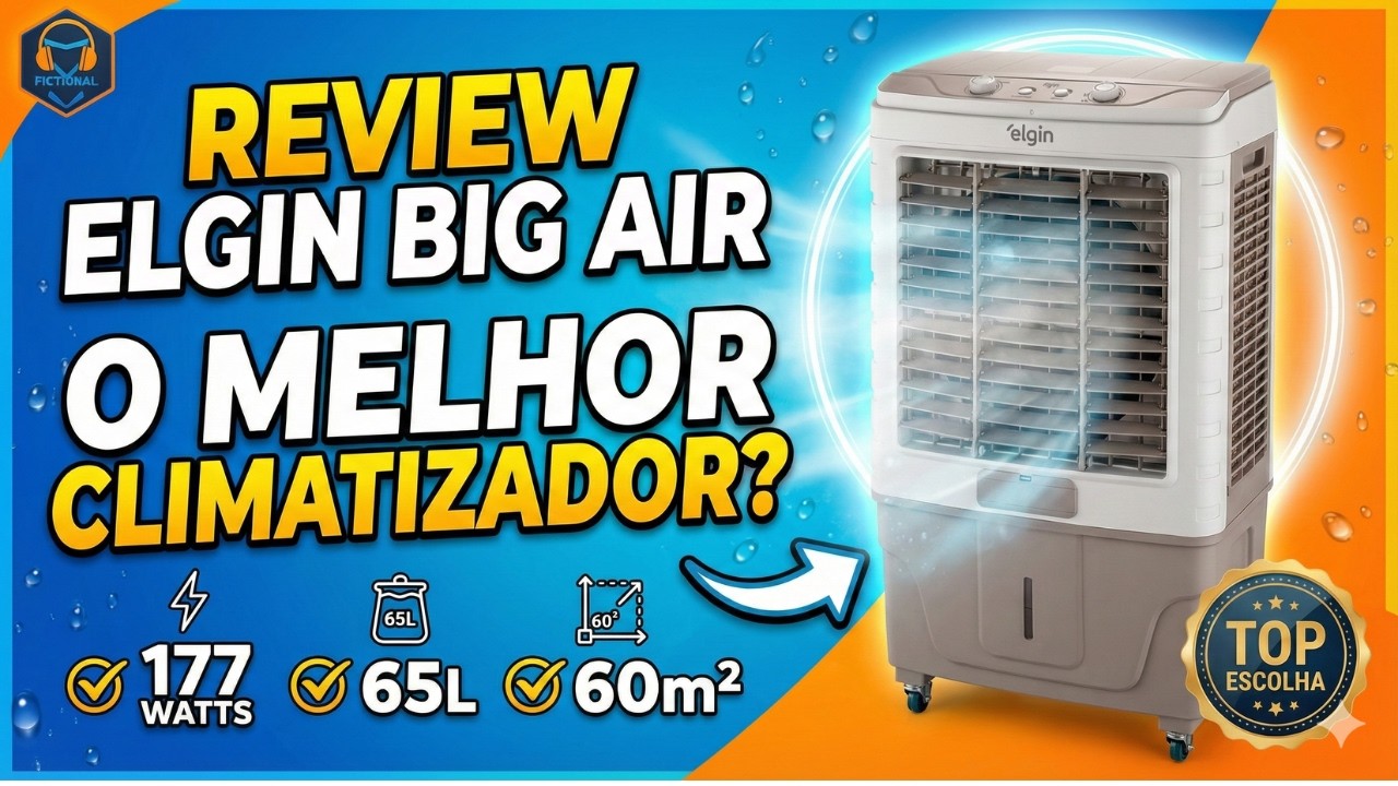 Climatizador Big Air Elgin 65L Vale a Pena ? Potente, Econômico e Ideal para Ambientes Comerciais!