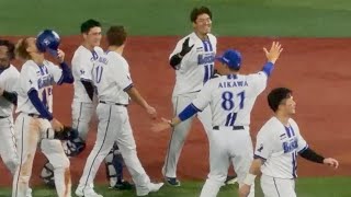 蝦名達夫サヨナラタイムリーヒット横浜DeNAベイスターズ2026年8月30日松山中日ドラゴンズ