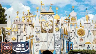 [360] Classic it's a Small World Ride 2020 - Disneyland - 360° POV
