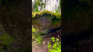 Massive Rock Along Washington Trail nature naturetrail trending