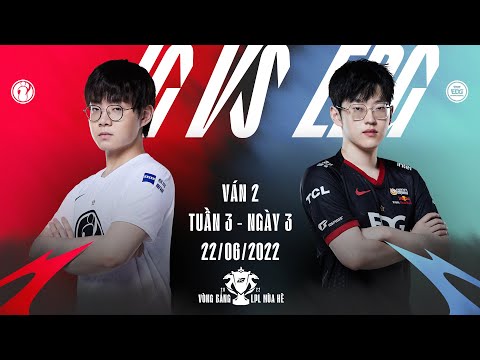 IG vs. EDG [Ván 2] - Tuần 3 Ngày 3 - LPL Mùa Hè (2022)