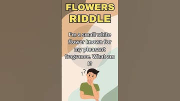Unraveling the Mystery: Flower Riddle Explained #brainteasers #riddle #primeknowledgia #riddlemethis