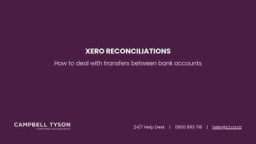 Xero Reconciliations: How to deal with transfers between bank accounts
