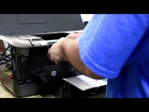 Problema Cartucho de Tinta vacio Hp 8600/8100 - YouTube