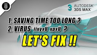 How to fix 2 common errors in 3dsmax  | English Tutorial