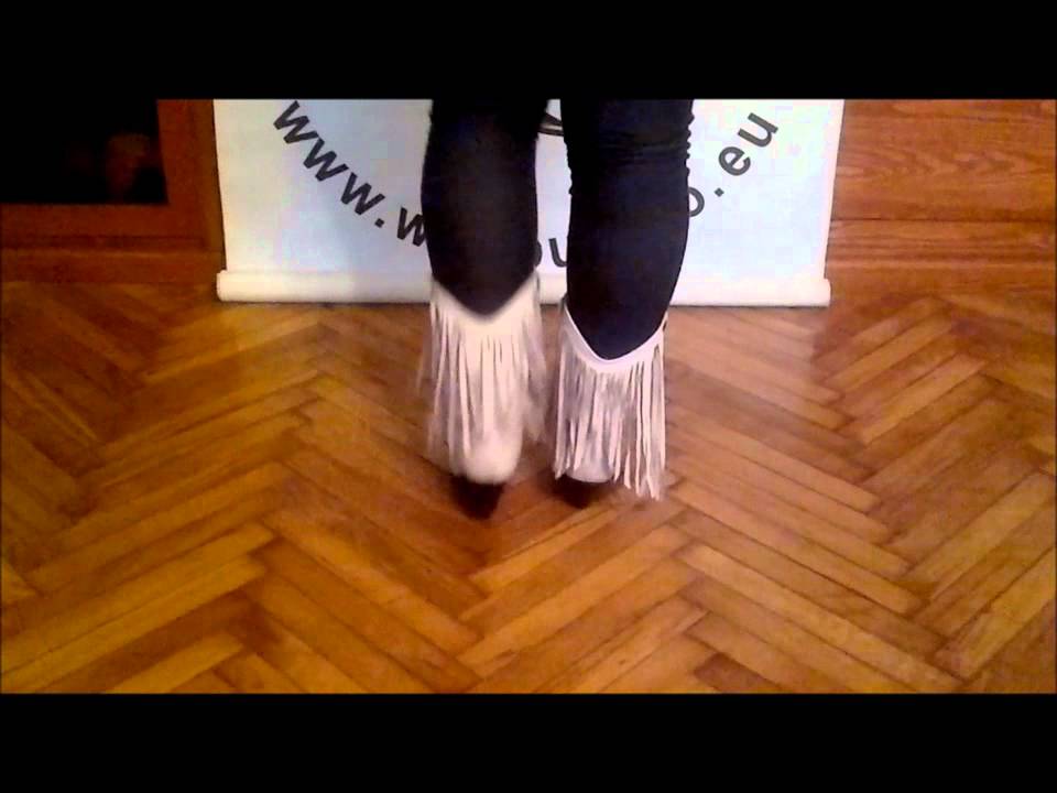 Linedance basic steps: Kick Ball Step (WB hun) - YouTube