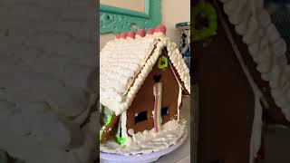 Ginger Bread House #shorts  #baking #decorating