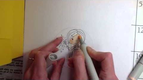 Copic coloring tutorial - real time (Part 1)