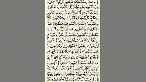 سورة النور من الآية ٢٨ إلى الآية ٣١بصوت القارئ ماهر المعيقلي