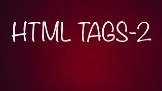 HTML tags -Malayalam part2(module1)