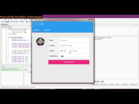 B4J User Profile App  -  Cuppy Framework