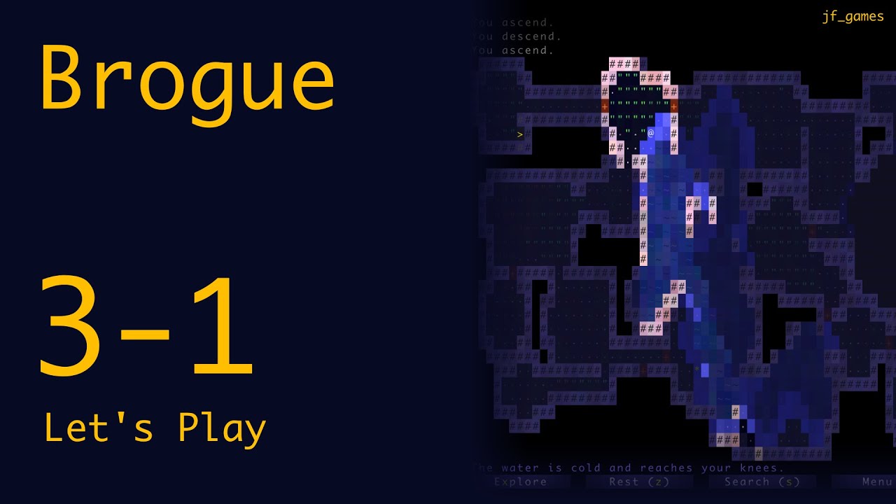 Let's Play Brogue #3 Part 1 - YouTube