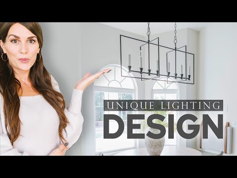 Choosing the right LIGHTING FIXTURES for our Renovation Home - UNIQUE Lighting Ideas