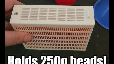 3D Printed Desiccant Box with sliding lid - Holds 250g beads