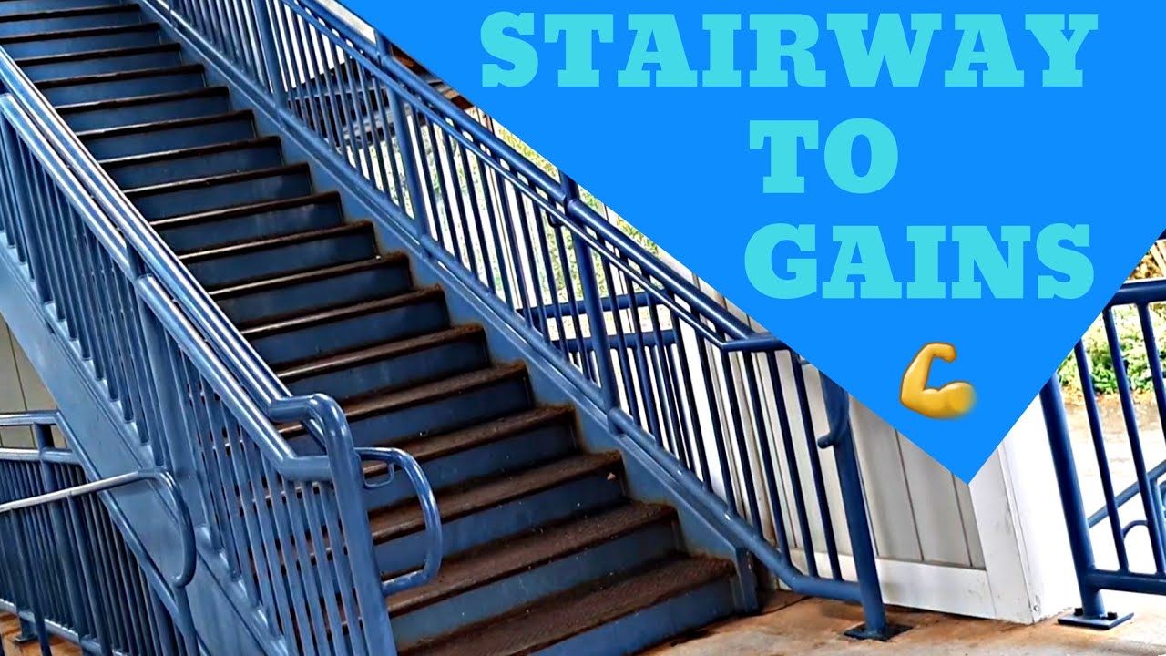 10 Min Stair Climbing Workout - Full Body Workout - YouTube