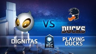 HGC EU - Phase 1 Part 2 - Game 1 - Playing Ducks vs Team Dignitas
