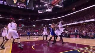 Kyrie Irving Blocks Stephen Curry  Warriors vs Cavaliers  Game 4  June 10, 2016  2016 NBA Finals