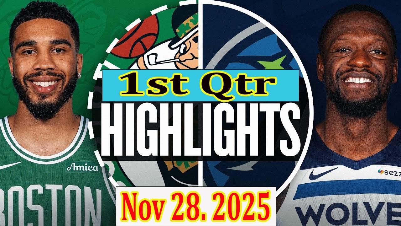 Minnesota Timberwolves vs Boston Celtics 1st Qtr Nov 29. 2025 Highlights | NBA highlight