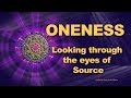 Oneness looking through the eyes of source excerpt from wholeness of being