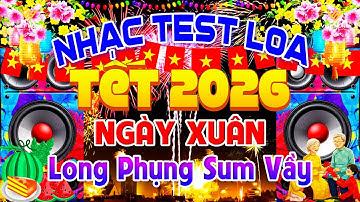 Ngày Xuân Long Phụng Sum Vầy, Nhạc Test Loa CỰC CHUẨN 8D - Nhạc Tết 2026 Disco REMIX MỚI NHẤT