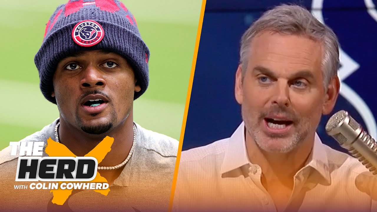 Why would Deshaun Watson want to go to Jets? Talks Aaron Rodgers' future — Colin | NFL | THE HERD