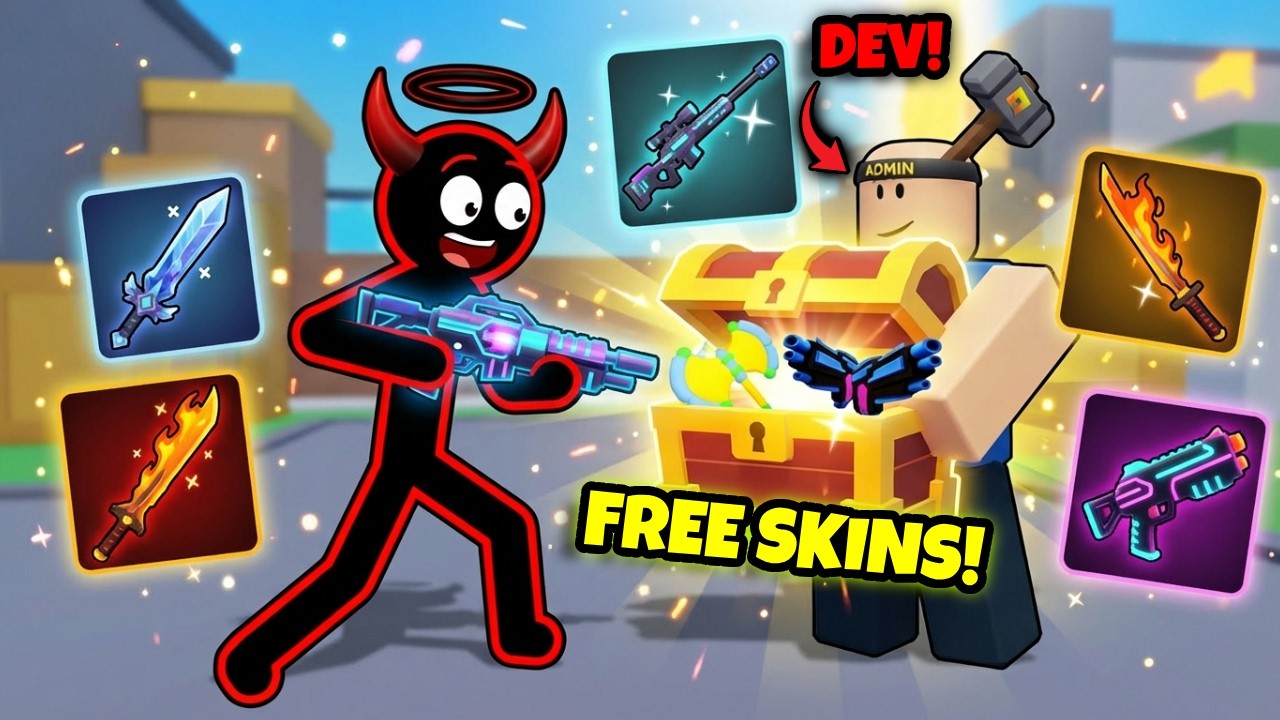 A Dev Gifted Me EVERY NEW Skin in Roblox Rivals! - YouTube