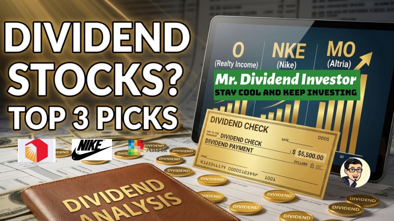 3 Stocks to Buy NOW for Dividends & Growth | O, NKE, MO