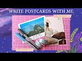 Write postcards with me // Postcrossing