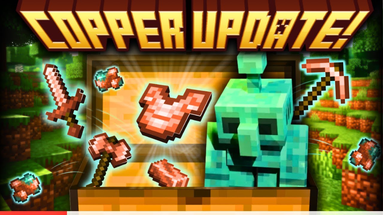 Minecraft Copper Update Text 🔥 Minecraft LIVE! Exploring the COPPER UPDATE! 🔥 - YouTube